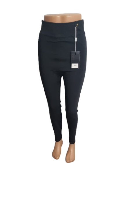 Fekete női harisnya belső szőrmével, nagyon rugalmas, xl-3xl méretben