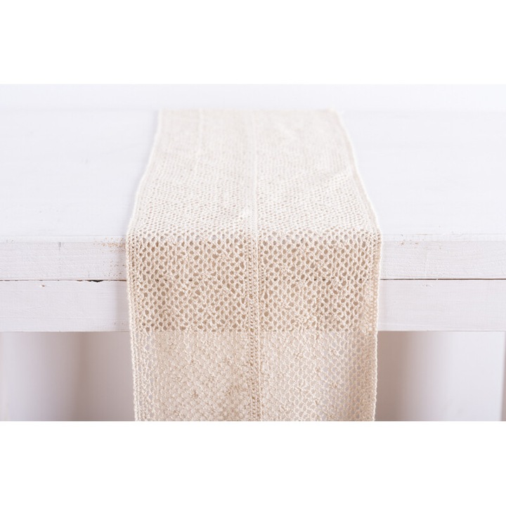 Napron de masa Beauty Home, bumbac, 23cm, bej