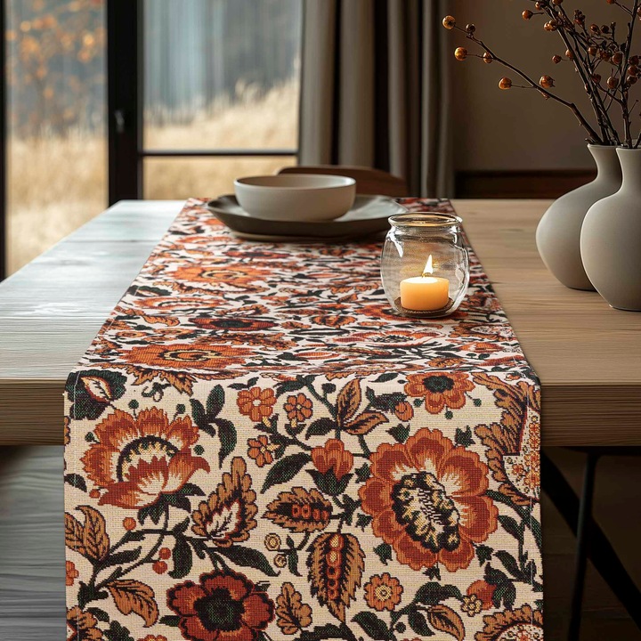 Napron de masa Beauty Home RANNER STOPHA LOULOUDIA FOLKLORE, 34x2.5m, multicolor