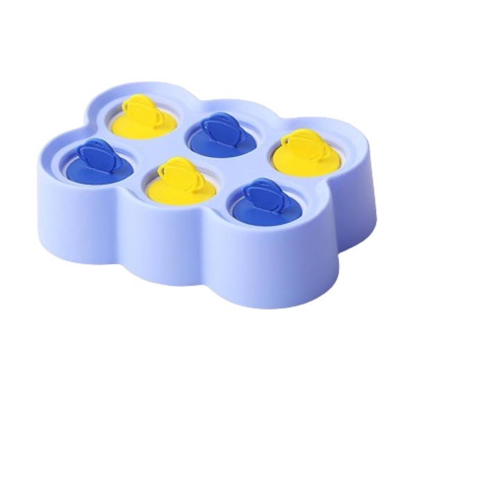 Forme inghetata din silicon pentru copii, fara BPA, cu tematica de astronaut, potrivite pentru copii si adulti, albastru