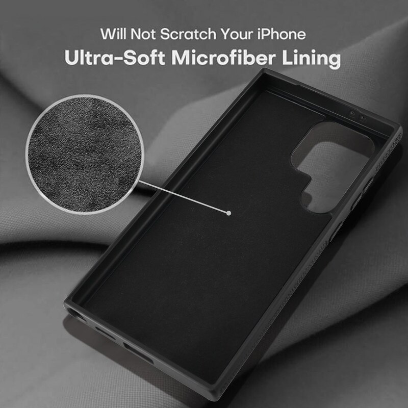 Husa telefon pentru Samsung Galaxy S24 Ultra, piele de inalta tehnologie, protectie profesionala, cu 2 protectii pentru ecran