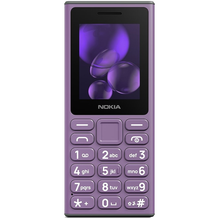 ΠΠΎΠ±ΠΈΠ»Π΅Π½ ΡΠ΅Π»Π΅ΡΠΎΠ½ Nokia 105 (2024), Dual SIM, Purple