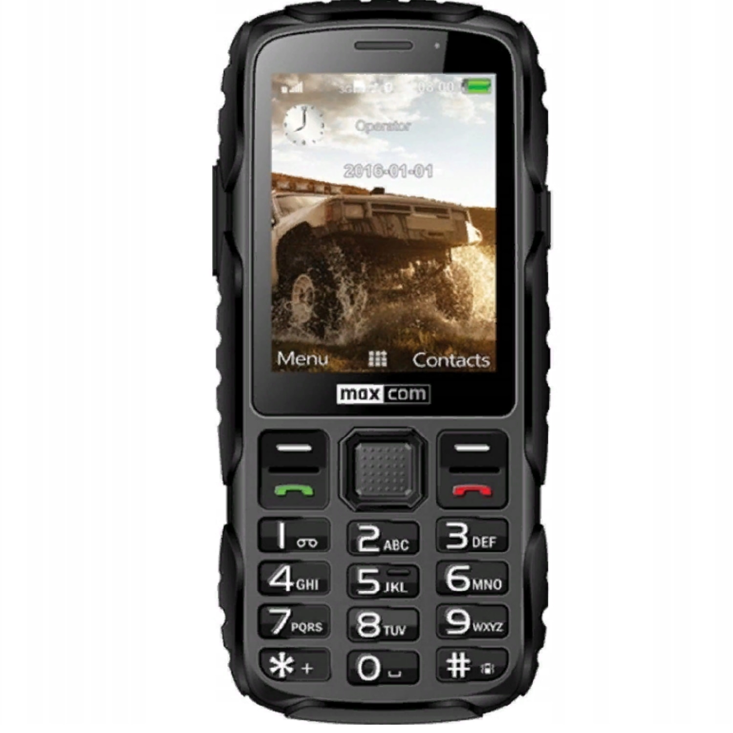 Telefon mobil Maxcom MM920 Light, Black + Adaptor priza Maxcom 10W