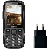 Telefon mobil Maxcom MM920 Light, Black + Adaptor priza Maxcom 10W