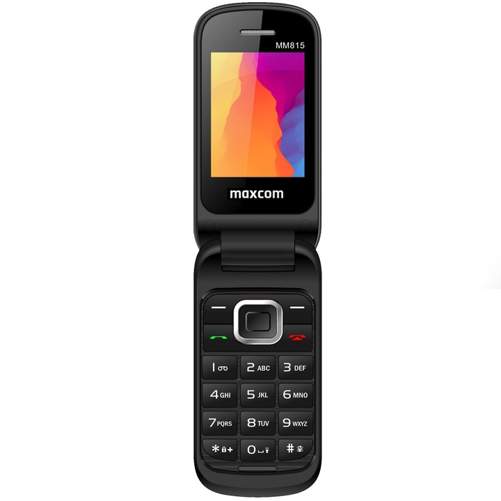 Мобилен телефон Maxcom MM815 Comfort, Dual SIM, Black