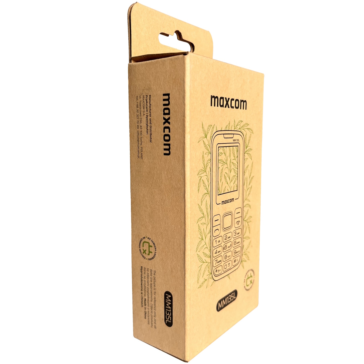 Telefon mobil Maxcom MM135 Light, Dual SIM, Black-Blue