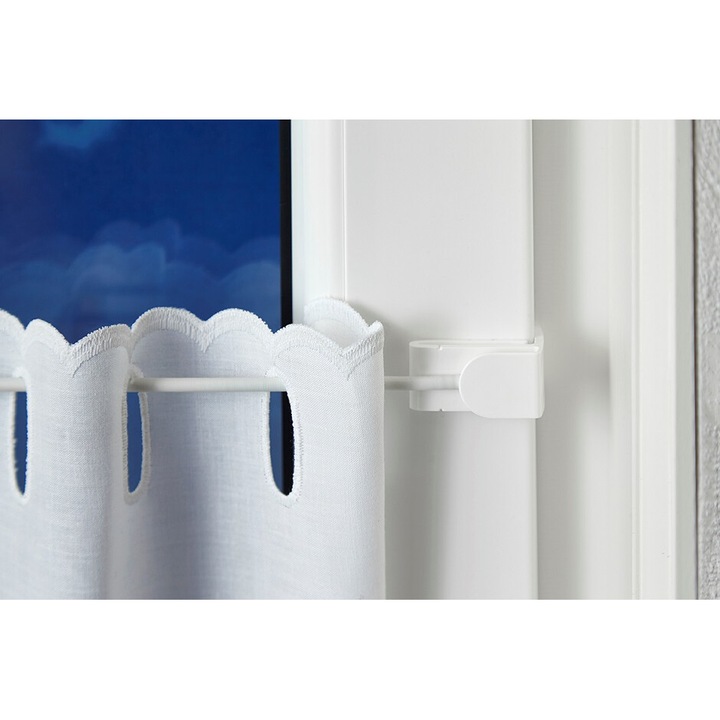 Mini galerie cu cablu PVC – 150 cm – alb