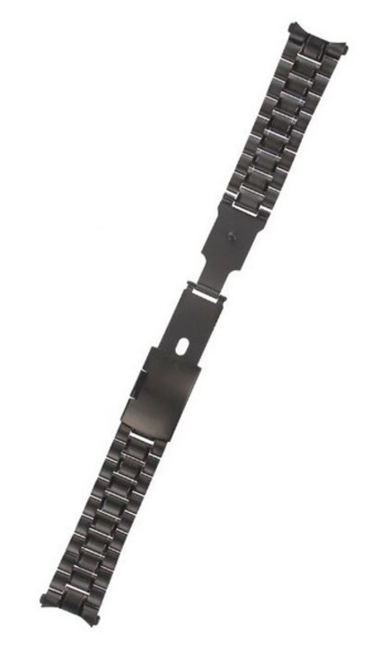 Curea de ceas din otel inoxidabil cu capat curbat 20 mm x 17 cm pentru Seiko Timex Citizen Casio 20mm