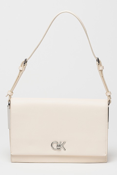 CALVIN KLEIN, Válltáska állítható pánttal, Fehér