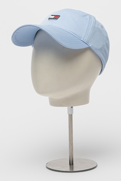 Tommy Jeans, Sapca baseball cu logo metalic, Albastru glaciar