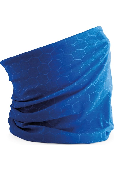 Шапка за възрастни Beechfield, Blue Geo Един размер