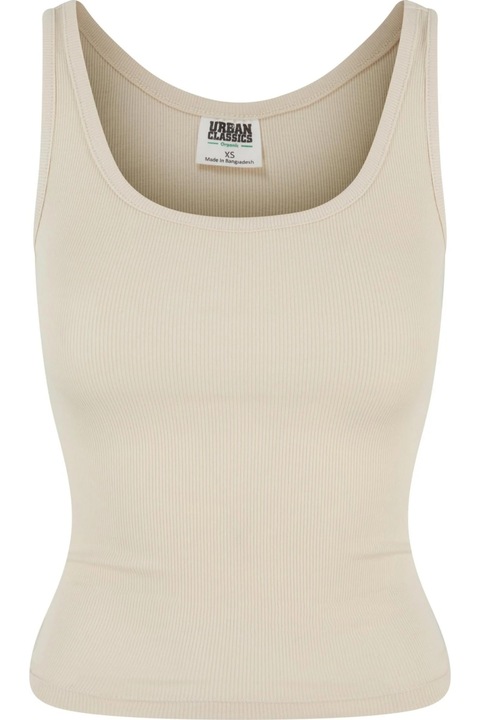 Urban Classics Basic T-shirt Women, пясъчно бяло / черно, Светлосив меланж