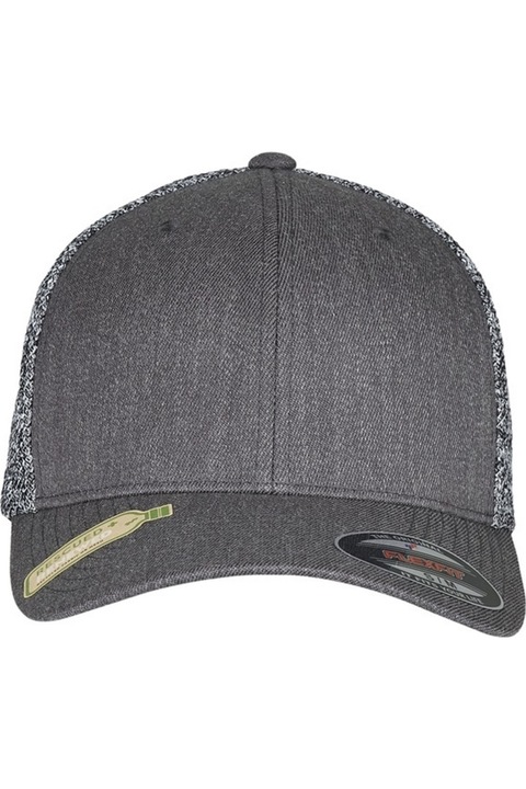 Шапка CAMERAN Flexfit Adults, черен/сив меланж, Черен