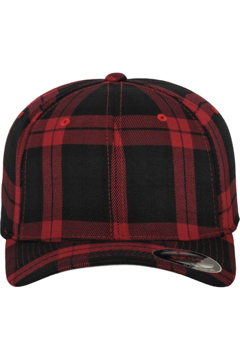 Бейзболна шапка Flexfit за възрастни, черно/червено L/XL