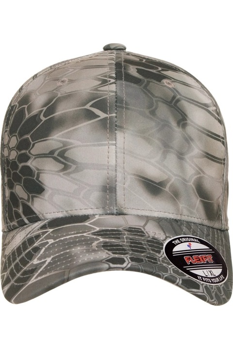 Flexfit бейзболна шапка за възрастни, Raid, Сив камуфлаж