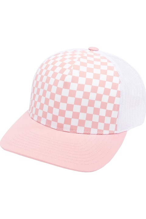 Шапка CAMERAN Flexfit за възрастни, светло розово/бяло Един размер