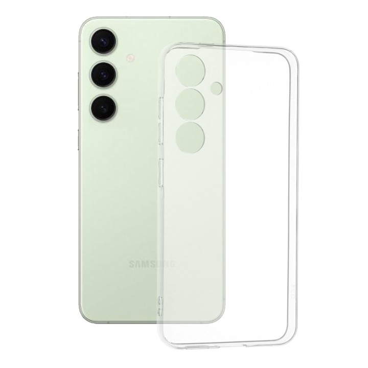 Husa pentru Samsung Galaxy S25 S931, Techsuit, Clear, Transparenta