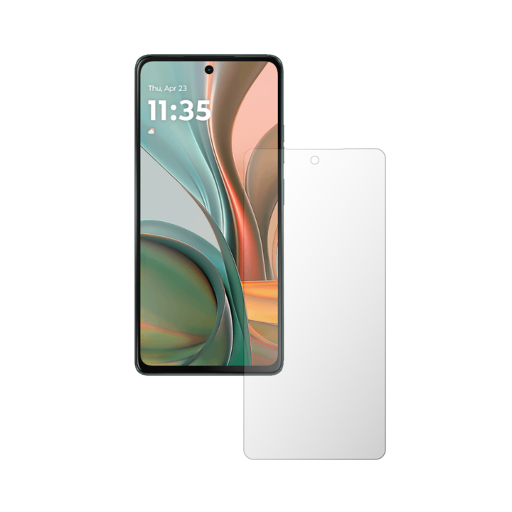 Folie24 протектор за екран, за Motorola Moto G75, 1X матов, подходящо за калъфа покритие (съвместим с калъфа), лепило, гъвкав със саморегенерация