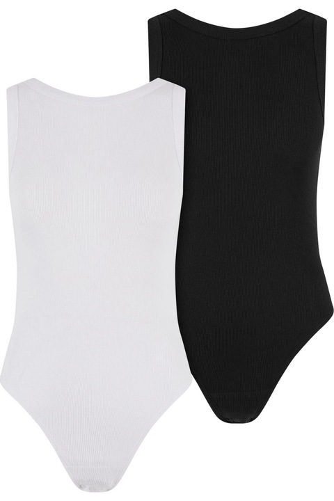 Body Urban Classics Women, бяло/черно, Бял