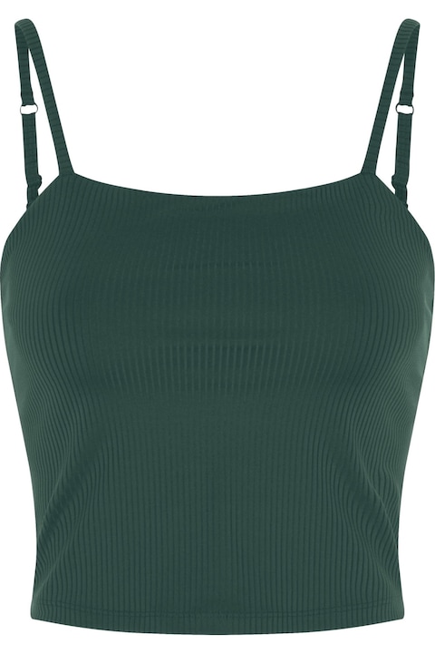 Камизол приятелка колективни жени, мъх, Зелен/Moss