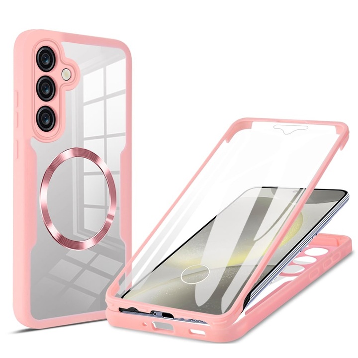 Samsung Galaxy S25 Plus, Smartphosis ColorVerse, rózsaszín tok