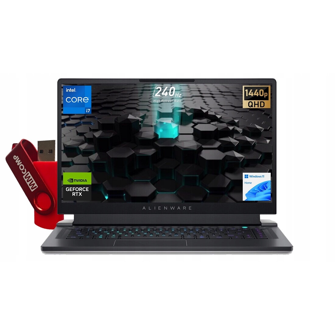 Laptop Gaming Alienware x15 R2, Intel Core i7, 16GB RAM, 1TB SSD