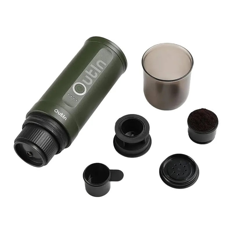 Outin Nano 7500mAh set de filtru de cafea portabil (verde) + cutie de protectie