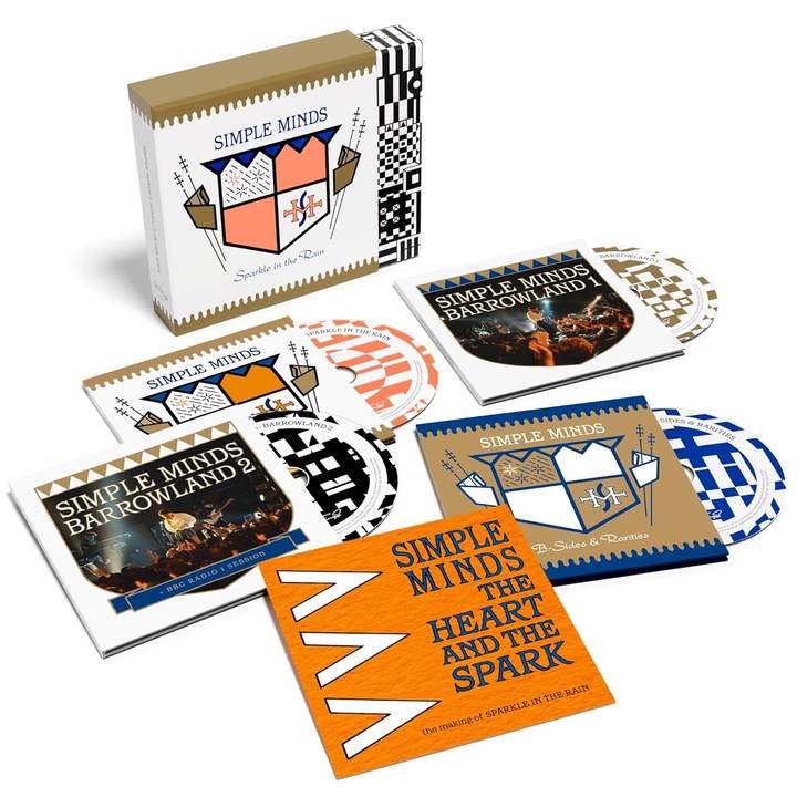 SIMPLE MINDS - SPARKLE IN THE RAIN, 4xCD BOX, materiale bonus, remasterizat