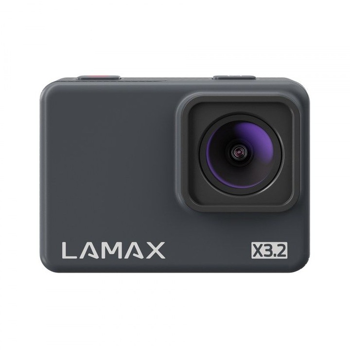 Видеокамера Lamax X3.2, 12MP, 4K, Wi-Fi, 60 x 44 x 33 мм, Черна