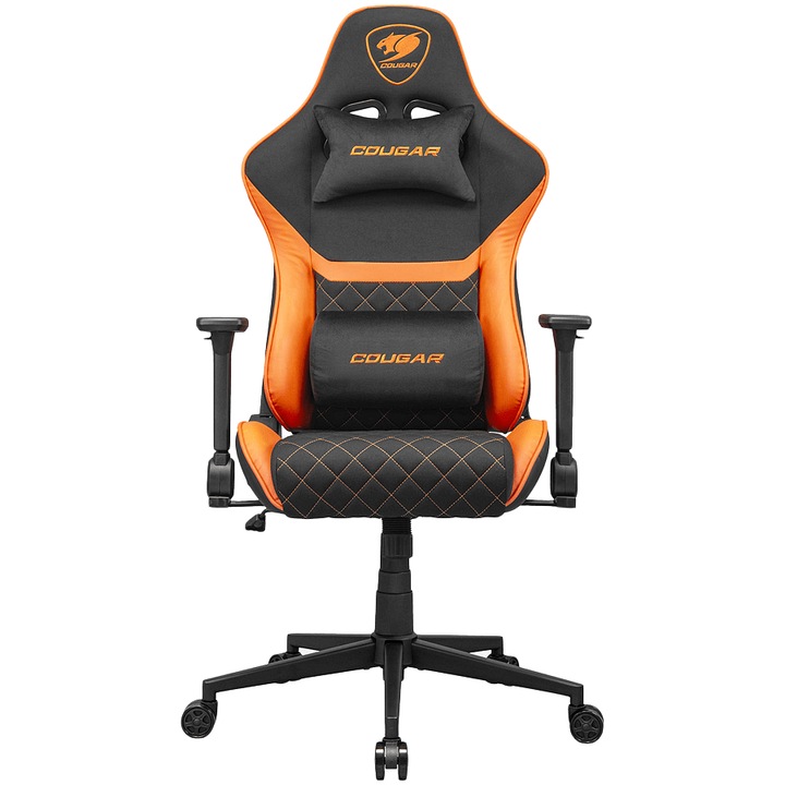 COUGAR Gaming szék, Armor One V2 F, PVC, 120 kg-ig, fekete/narancs