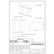 Suport rastel biciclete cu 3 sloturi -model 0022-3 Argintiu