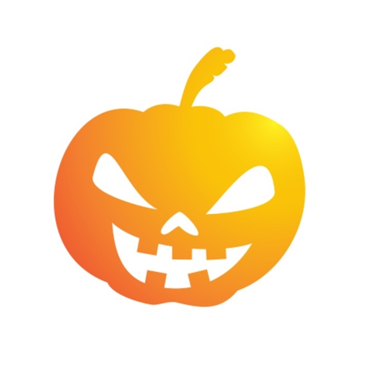 Термо трансфер Лоша Тиква, 85мм x 85мм, Хелоуин, комплект за DIY трансфери