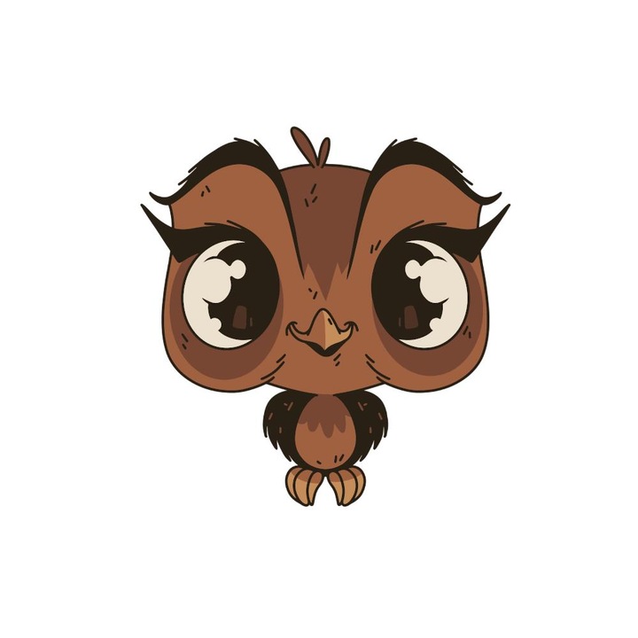 Petic, Transfer termic, Design bufnita, 150 x 150 mm, Maro