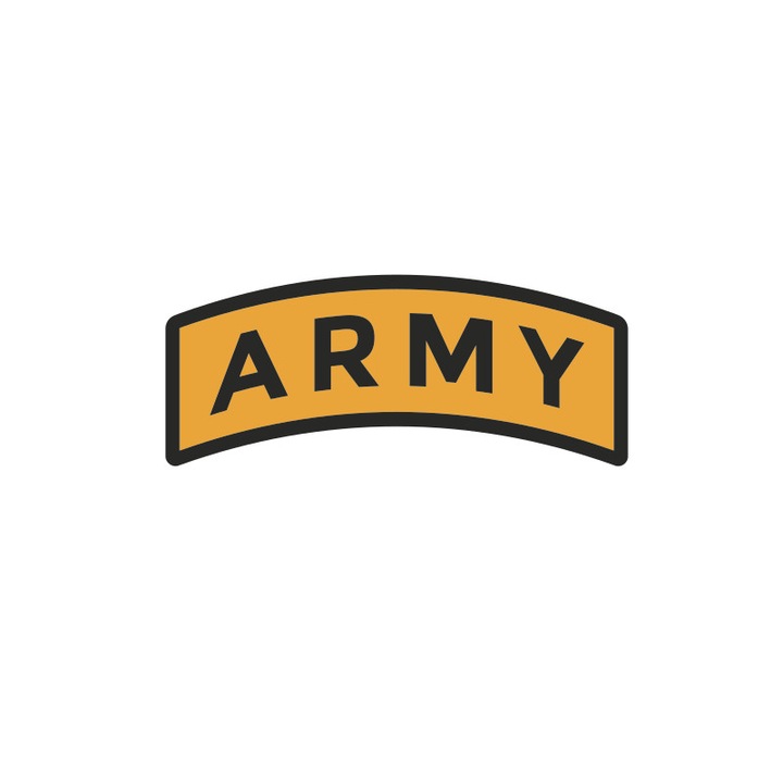 Термотрансферен печат Army Batch, 85x85 мм, дизайн за тениски, комплект за ръчно творчество, модни аксесоари, многоцветен