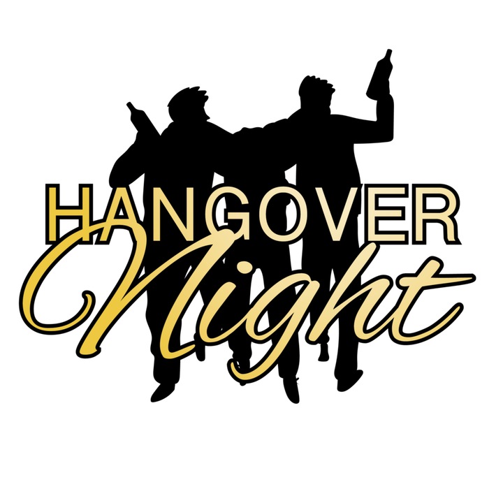 Imagine transfer termic Hangover Night Boys, 150mm x 150mm, pentru t-shirt, set de bricolaj, multicolor