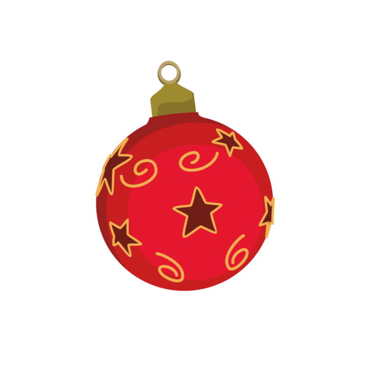 Bugelbild Коледа, червено кълбо със звезди, 150 мм x 150 мм, декоративен комплект за текстил