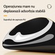 Wisolt® Сладка и забавна подложка за мишка Emoji с опора за китката, силиконова, червена