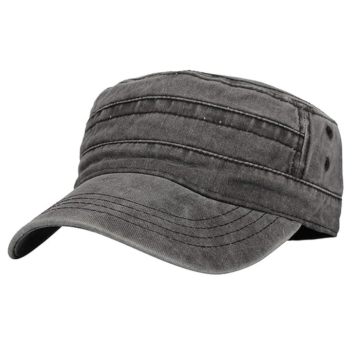 Uniszex baseball sapka, Hggzeg, állítható csattal, napvédelem, légáteresztő, könnyű és tartós, uniszex, baseballhoz, futballhoz, kempingezéshez, futáshoz, hegymászáshoz, túrázáshoz, pamut, 56-60 cm, fekete