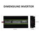 Set Invertor sinus pur, 1500W putere continua/3000W putere de varf Solid Volt, unda pura, 12V-220V si si lopata pliabila multifunctionala 4-in-1 de inalta calitate, dimensiune 33.5 cm
