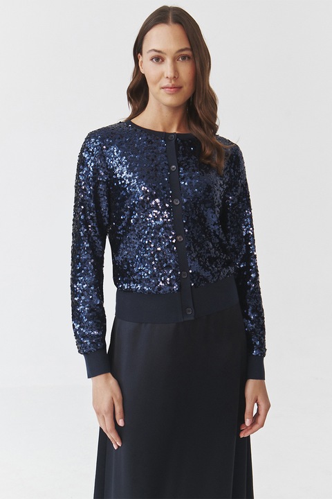 Tatuum, Cardigan cu paiete, Bleumarin