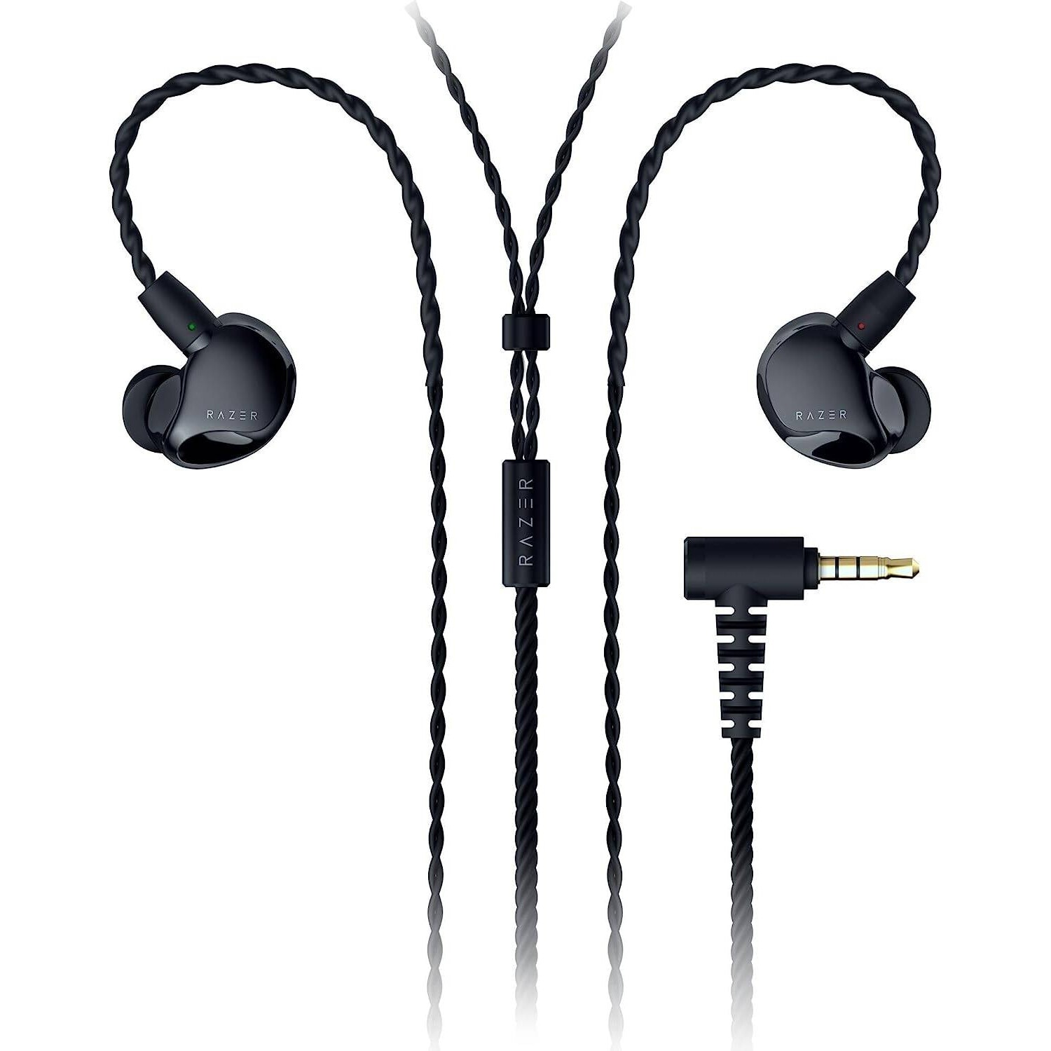Casti Razer Moray, cablu, in-ear, negre