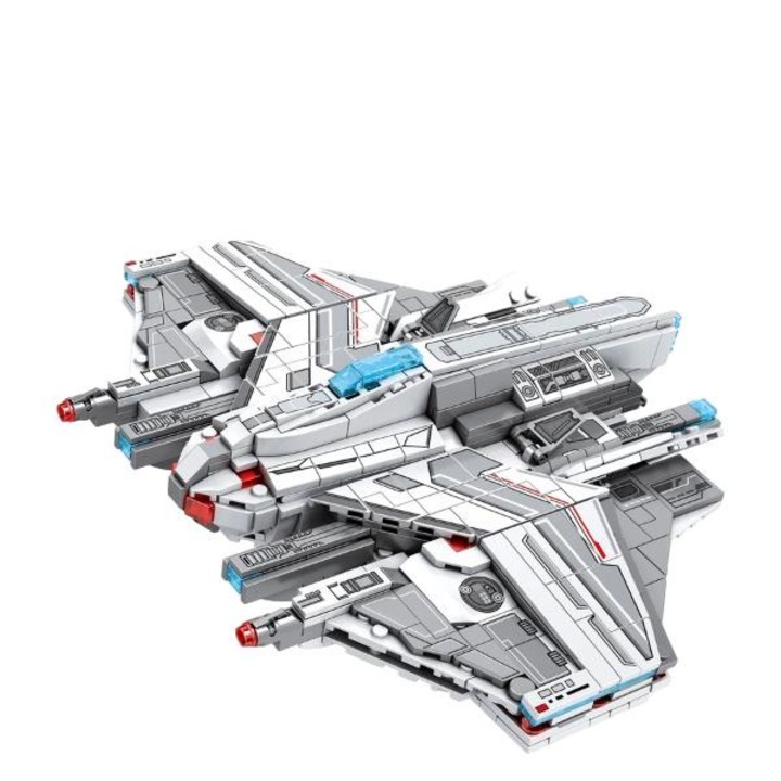 Конструктор Reobrix Stingray, 846 части, размери 21.5x25.5x7cm, с LED светлини, за 14+ години