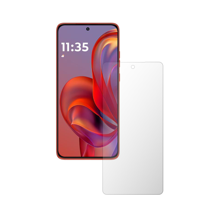 Folie24 протектор за екран, за Motorola Moto S50, 1X Ultra-Clear с подходящо за калъфа покритие (съвместим с калъфа), залепващ, гъвкав със саморегенериращ се