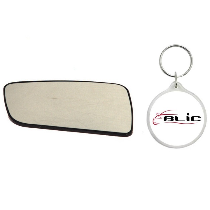 Set Sticla Oglinda Auto Retrovizoare Exterioara, Dreapta, Convexa, Incalzita, OPEL ASTRA G, ASTRA G CLASSIC, ASTRA G/KOMBI 02.98-12.09 cu Breloc Personalizat "Blic"