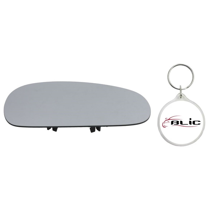 Set Sticla Oglinda Auto Retrovizoare Exterioara, Dreapta, Convexa, Incalzita, SEAT IBIZA IV, IBIZA IV SC, LEON 05.05-05.15 cu Breloc Personalizat "Blic"