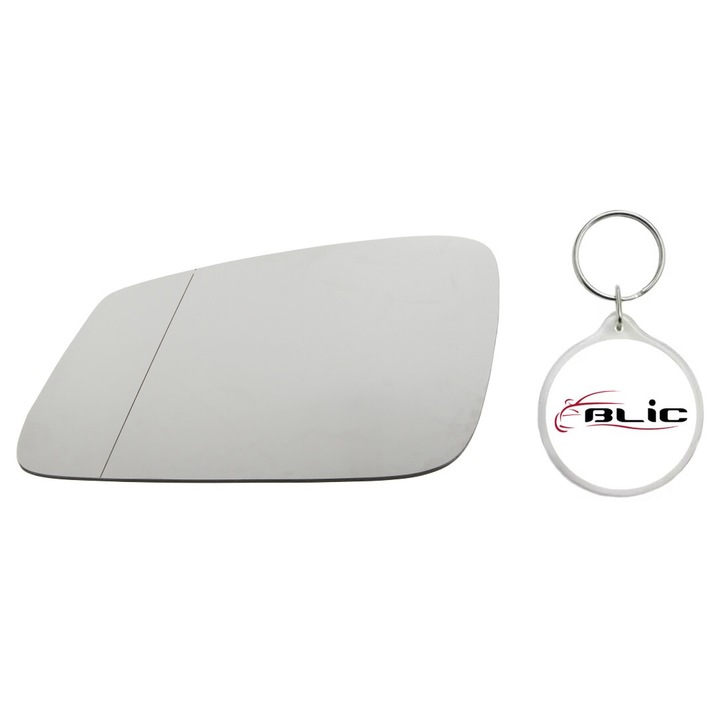 Set Sticla Oglinda Auto Retrovizoare Exterioara, Stanga, Asferica, Incalzita, BMW 1 (F20), 1 (F21), 2 (F22, F87), 2 (F23), 2 GRAN TOURER (F46), 3 (F30, F80), 3 (F31), 3 GRAN TURISMO (F34), 4 (F32, F82) 12.01- cu Breloc Personalizat "Blic"