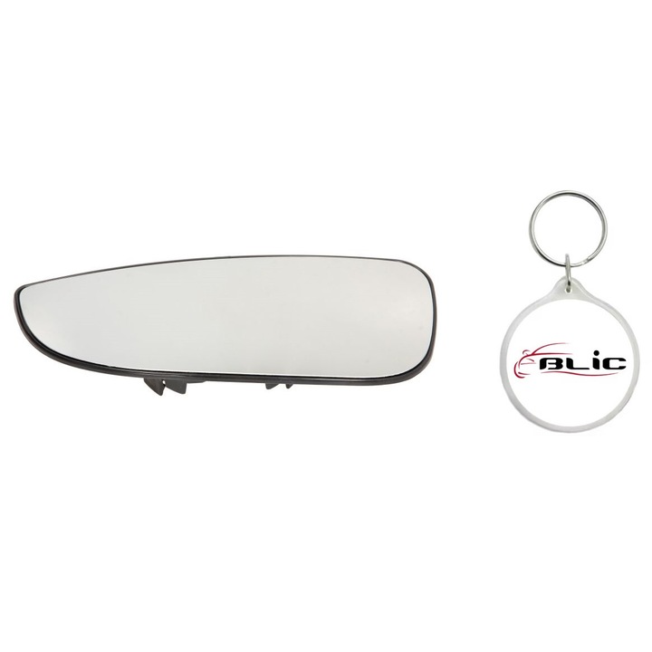 Set Sticla Oglinda Retrovizoare Retrovizoare Exterioara, Stanga, Convexa, Incalzita, CITROEN JUMPER I, JUMPER II, FIAT DUCATO, PEUGEOT BOXER 12.01- cu Breloc Personalizat "Blic"