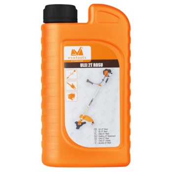 Ulei motor 2T Evotools, 0, 45 l, rosu Ulei motor 2T Evotools, 0, 45 l, rosu