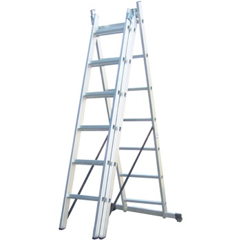 Scara Evotools, 3 tronsoane, 7 trepte/tronson, Aluminiu Scara Evotools, 3 tronsoane, 7 trepte/tronson, Aluminiu