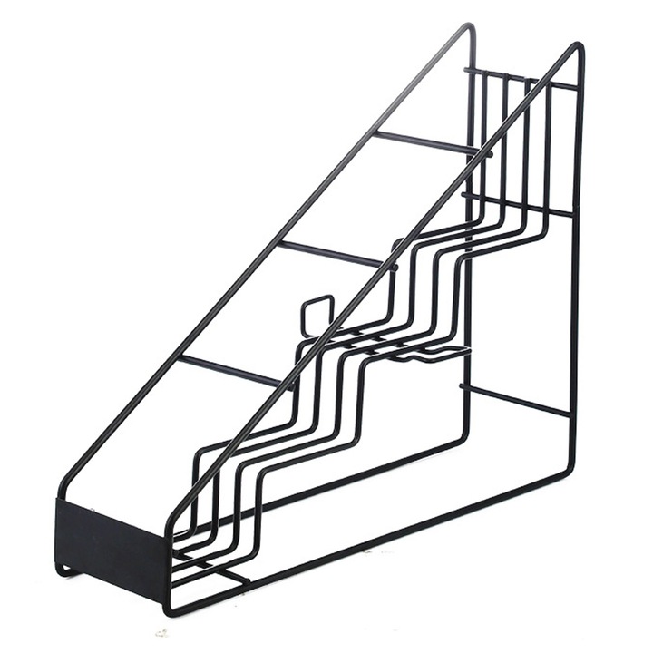 Suport sticle HERUSI 4 compartimente inox rezistent 30x15x20cm